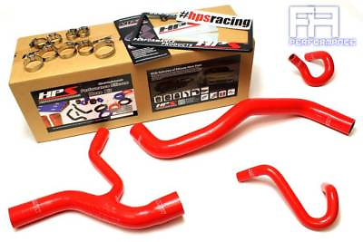 #ad HPS Silicone Radiator Hose Heater Hose For Ford 96 01 Mustang GT 4.6L 4.6 Red $246.05