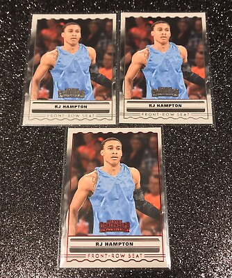 #ad 2020 PANINI CONTENDERS 3 RJ HAMPTON RED FOIL PARALLEL BASE FRONT ROW SEAT SS 13 $10.00