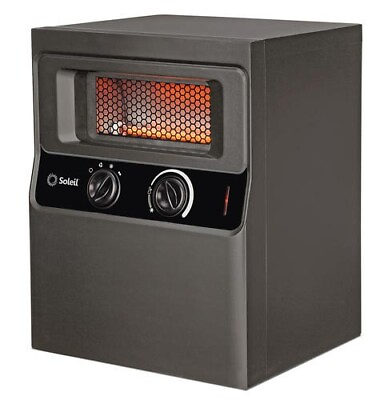 #ad 1500W Infrared Electric Space Heater 4 Quartz Fan Forced Room Utility Warmer $110.00