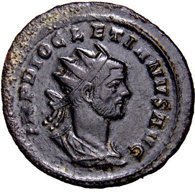 #ad RARE Splendid Portrait Uncleaned REVERSE Diocletian Thunder Ticinum Roman Coin $45.65