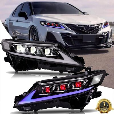 #ad LED Headlights For Toyota Camry 8Th Gen 2018 2024 Head Lamp Sequential Assembly $519.00