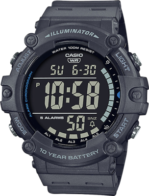 #ad #ad Casio AE1500WH 8BV Chronograph Watch Illuminator 5 Alarms 10 Year Battery $25.75
