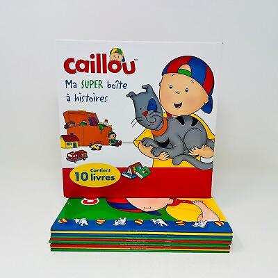 #ad Caillou ma Super Boîte à Histoires Contient 10 Livres Enfants en Français French C $44.99