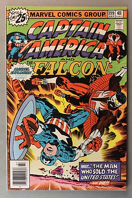 #ad Captain America #199 *1976* Meet: quot;The Man Who $old The United States quot; $14.95