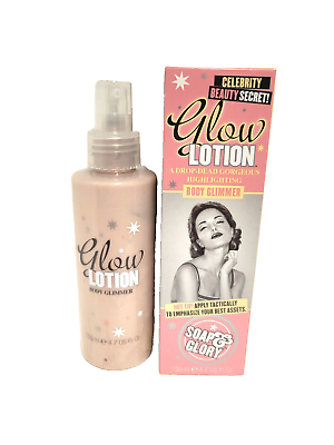 #ad #ad NEW SOAP amp; GLORY GLOW BODY GLIMMER HIGHLIGHTING SHIMMER LOTION 4.7 oz RARE $49.95
