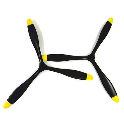 #ad QTModel RC Prop 1050 10 Inch CW CCW Propeller ABS 3 Leaf Blade for B 17 RC Airpl $24.99