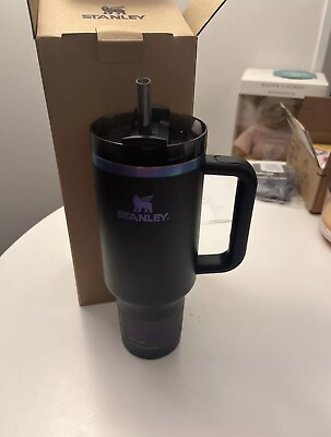 #ad Stanley Black Chroma Limited Edition 40 Oz Tumbler Black And Purple New $54.94