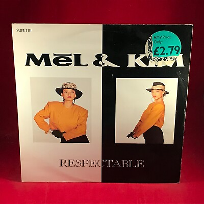 #ad MEL amp; KIM Respectable 1987 UK 3 track 12quot; Vinyl Single Stock Aitken Waterman E GBP 9.30