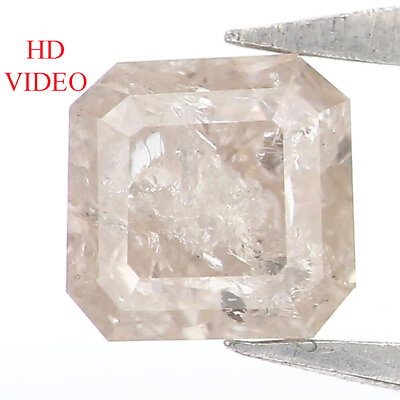 #ad 0.48 CT Natural Loose Radiant Diamond 4.00 MM Yellow Grey Color Diamond L5963 $177.00