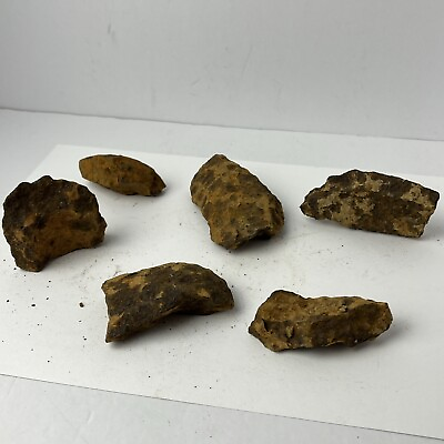 #ad 6 Shell Fragments From Battle Of Gettysburg Civil War 1863 S.G. Marinos Co. $122.65