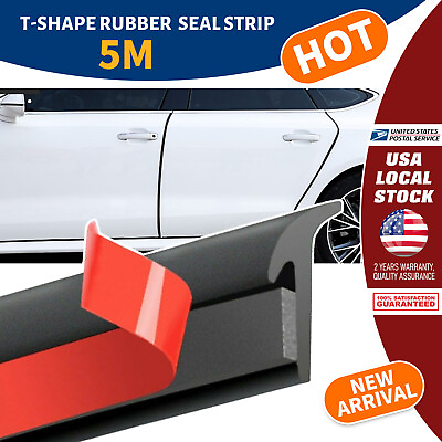 #ad 5M T Shape Rubber Car Seal Strip Hood Door Edge Trim For Grand Jeep Cherokee $8.99