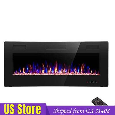 #ad 42#x27;#x27; 750 1500W Recessed and Wall Mounted Electric Fireplace from GA 31408 $180.00