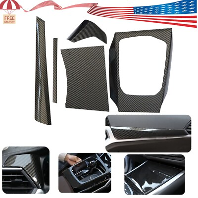 #ad Carbon Fiber ABS interior Trim Cover Set For BMW 330i 430i G21 G20 G22 2020 2022 $40.99