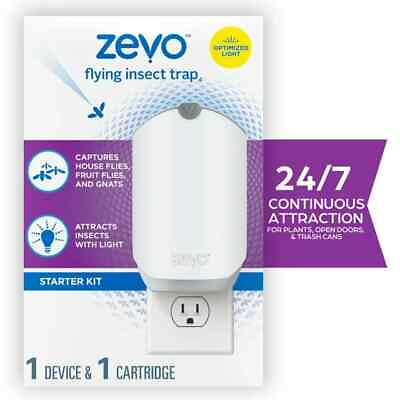#ad Zevo Flying Insect Fly Trap 1 Device Refill $18.25
