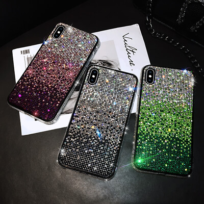 #ad For Samsung Galaxy S23 S22 S21 S10 Note20 Glitter Bling Sparkle Rhinestone Case $9.99