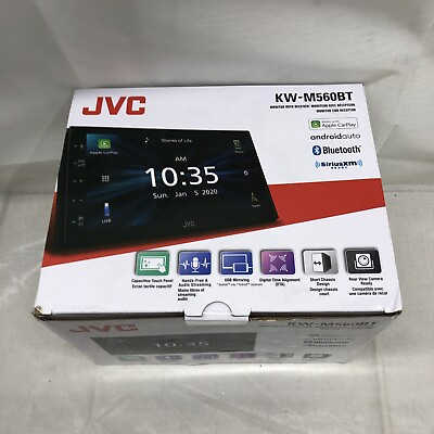 #ad JVC KW M560BT 6.8quot; 2 Din Bluetooth In Dash Digital Media Receiver $189.99