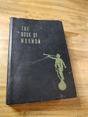 #ad Vintage Old The Book Of Mormon Bonded Leather 1952  $19.99