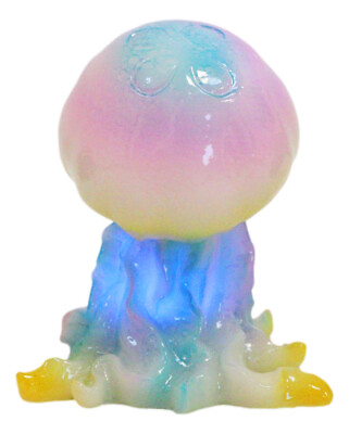 #ad Nautical Colorful LED Glow Light Acrylic Resin Jellyfish Sea Jellies Figurine $30.99
