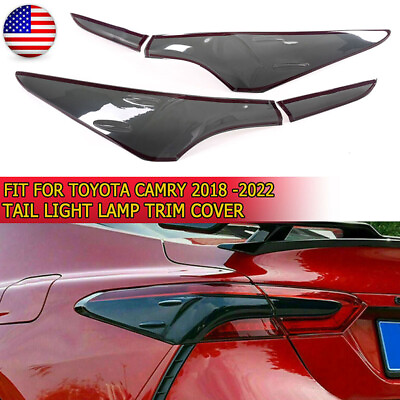 #ad For Toyota Camry 2018 2023 Rear Tail Light Taillight LED Trim Left Right Cover 、 $46.99