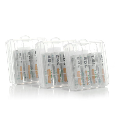 #ad EBL Lot AA AAA Rechargeable Batteries 2800mAh 2300mAh 1100mAh 800mAh NI MH Box $16.99