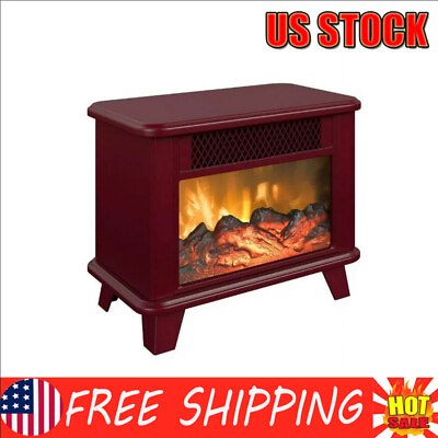 #ad Electric Fireplace Stove Heater Freestanding Personal Space Heater 4600 BTU Home $83.20