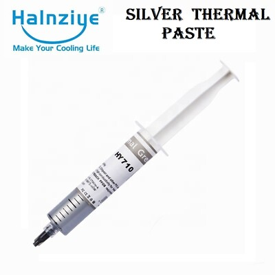 #ad 30 Gram SILVER COOLING High Performance Thermal Grease Compound Paste Syringe $8.95