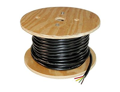 #ad Trailer Light Cable Wiring Harness 14 Gauge 4 Wire Jacketed Black Flexible 100#x27; $85.99