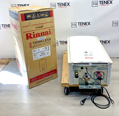 #ad Rinnai V65iN Indoor Tankless Water Heater Natural Gas 150K BTU S 26 #5332 $250.00