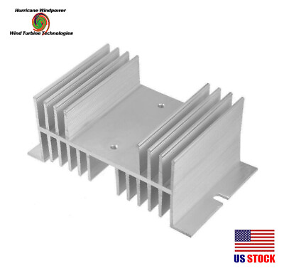#ad #ad Aluminum Heat Sink 100A for Solid State Relay SSR for Wind Turbine Generator $17.99