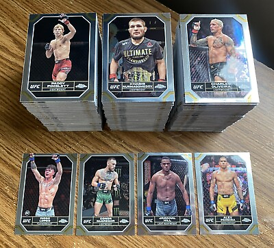 #ad 2024 Topps Chrome UFC Base #1 200 COMPLETE YOUR SET YOU PICK BASE CARDS $9.99