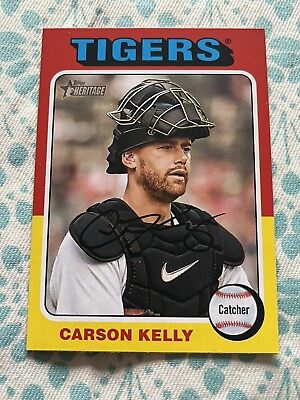 #ad 2024 Topps Heritage #81 Carson Kelly Detroit Tigers SP $1.85