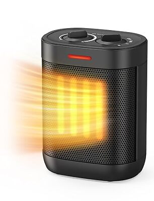 #ad Small Space Heater for Indoor Use2S Fast Heating 1000W PTC Ceramic Electric... $31.31