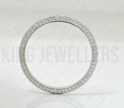 #ad Custom SS Mossianate Diamond 41MM Silver Bubble DateJust Bezel Model 126300 $459.00