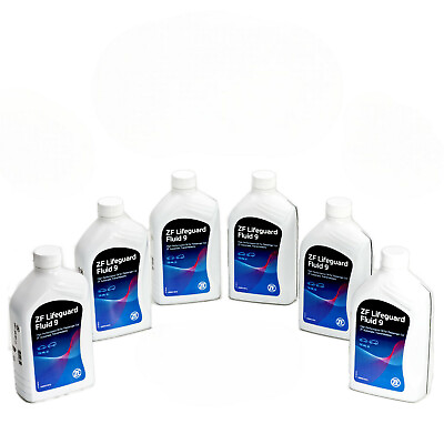 #ad ZF Lifeguard 9 Transmission Fluid 6 Pack 1 Liter Jug for ZF9HP 948TE 9HP48 2014 $149.88