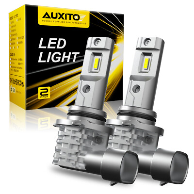 #ad 2x Auxito 9006 HB4 LED Headlight Bulbs Kit Low Beam Canbus 6500K White Mini Size $18.99