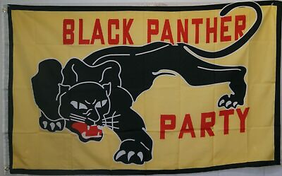 #ad Black Panther Party US Black Lives Matter BLM USA 3X5 Flag Rough Tex® Nylon $12.88