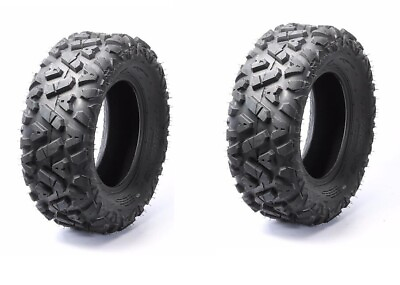 #ad 2x Front 25x8 12 Tyre Tire ATV 6 PR 25quot; 25x8x12 Lawn Mower Buggy Go kart ATV UTV AU $285.99