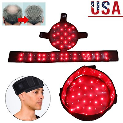 #ad new Infrared Red Light Therapy Cap Hair Regrowth Treatment Hair Loss Helmet Hat $59.99