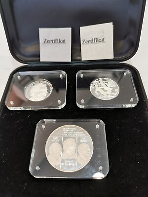 #ad Medals Fine Silver 999 Mexico World Cup 1986 Franz Beckenbauer $183.10