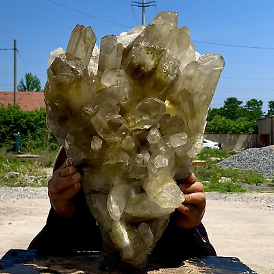 #ad 28.99LB Natural Citrine cluster mineralspecimen quartz crystal healing $1722.00