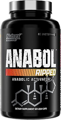 #ad Nutrex Research Anabol RIPPED Hardcore Muscle Builder amp; Hardening 60 Capsules $32.99