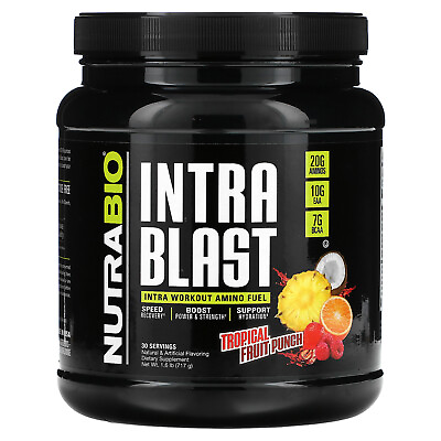 #ad Intra Blast Intra Workout Amino Fuel Tropical Fruit Punch 1.6 lb 717 g $44.99