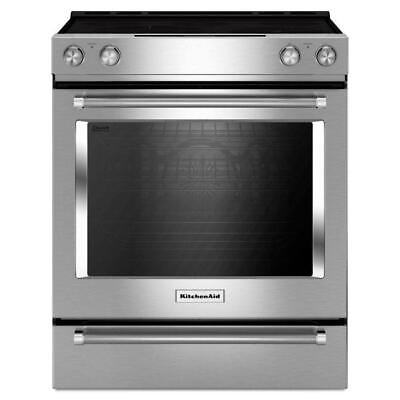 #ad #ad KitchenAid KSEG700ESS 30quot; Electric Slide in Convection Range Stainless Steel $1399.00