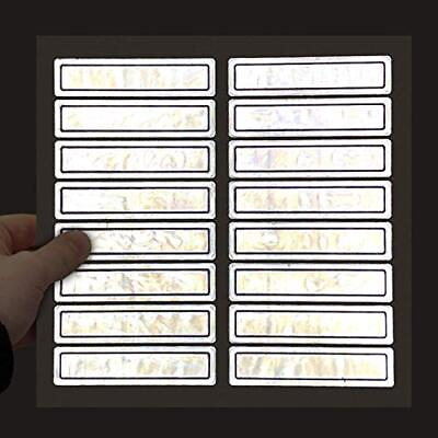 #ad Silver Retro Reflective Helmet Strips 1quot; X 4quot; Pack O $23.86