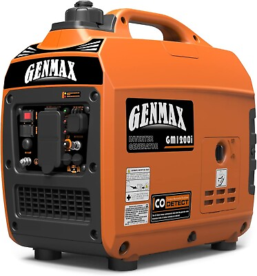 #ad GENMAX 1200W Ultra Inverter Generator Portable Quiet Gas Engine EPA Compliant $499.00
