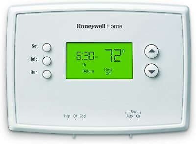 #ad Honeywell 5 2 Day Programmable Thermostat with Backlight RTH2300B1038 $16.99