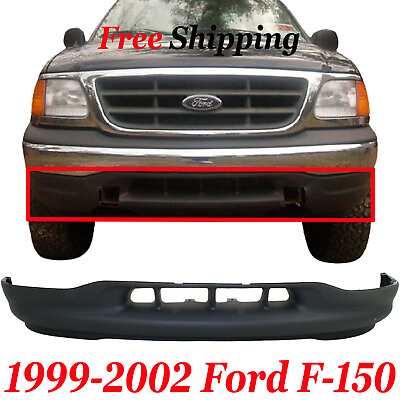 #ad For 1999 2002 Ford F 150 F 250 99 Front New Bumper Lower Valance Textured Gray $176.90