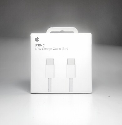 #ad Brand New Apple USB C Woven 1M 60W Cable iPhone 15 15 Plus 15 Pro Max $11.00