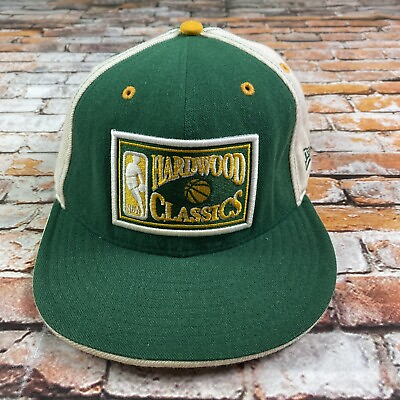 #ad New ERA NBA Boston Celtics Hardwood Classics Flat Brim Hat Size 7 1 8 $13.79