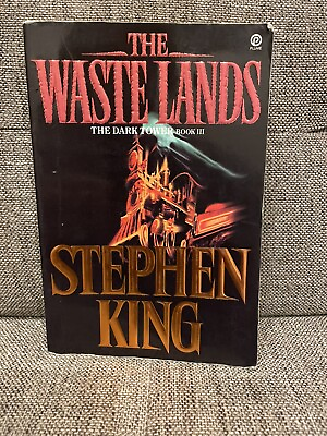 #ad Stephen King THE WASTE LANDS Dark Tower III 1992 First Plume Tall Paperback $8.99